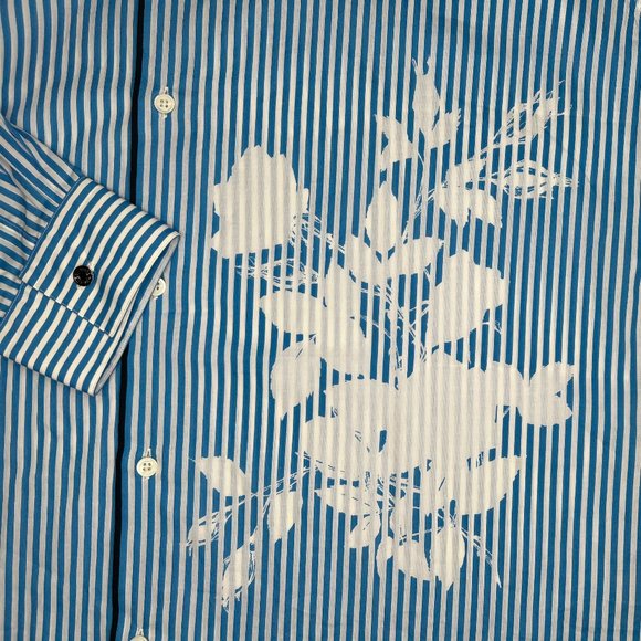 New Authentic New Unworn Hermes Dress Shirt 100% Cotton Size 17/43 France - Picture 4 of 9